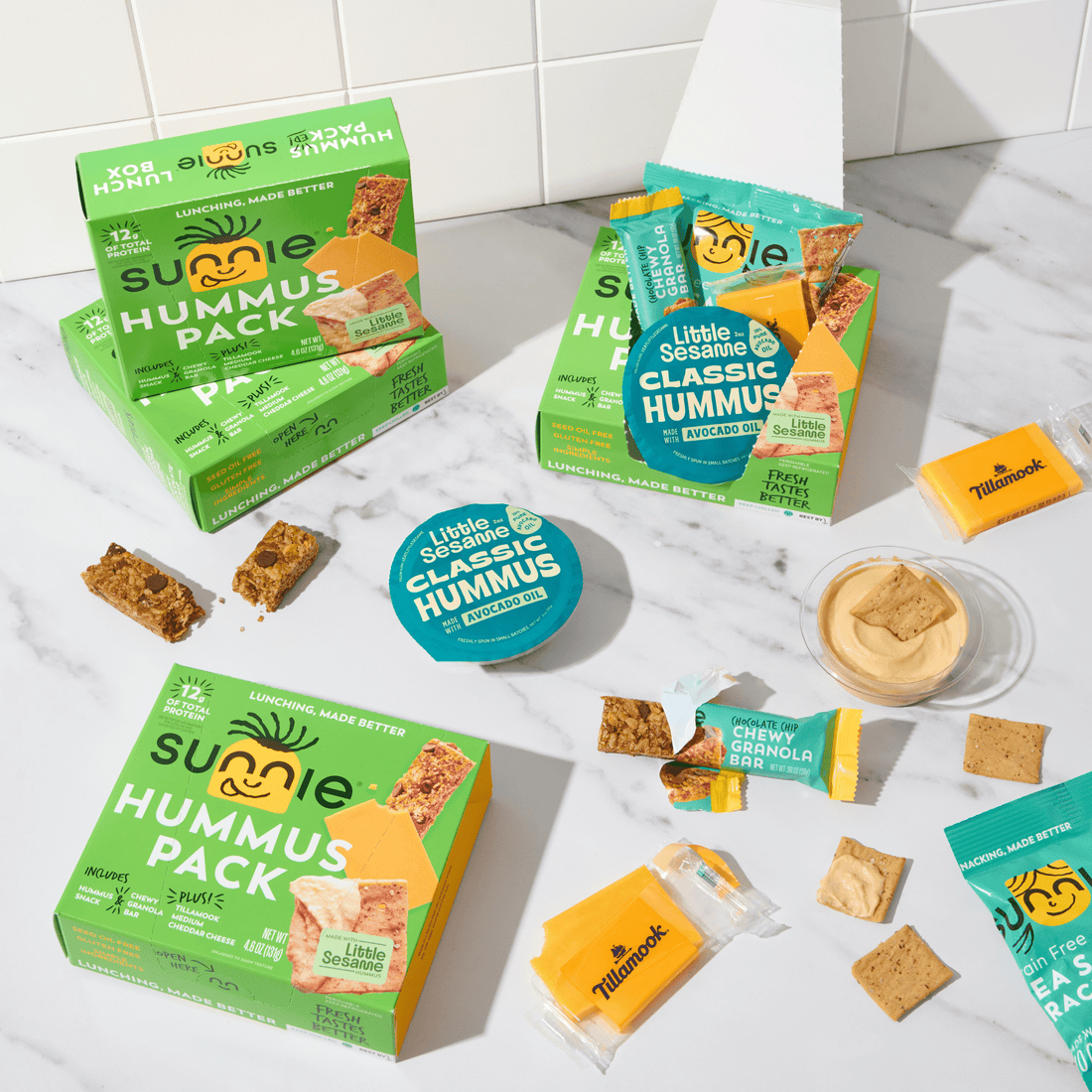 Hummus Lunch Pack - 8 Pack Sunnie 