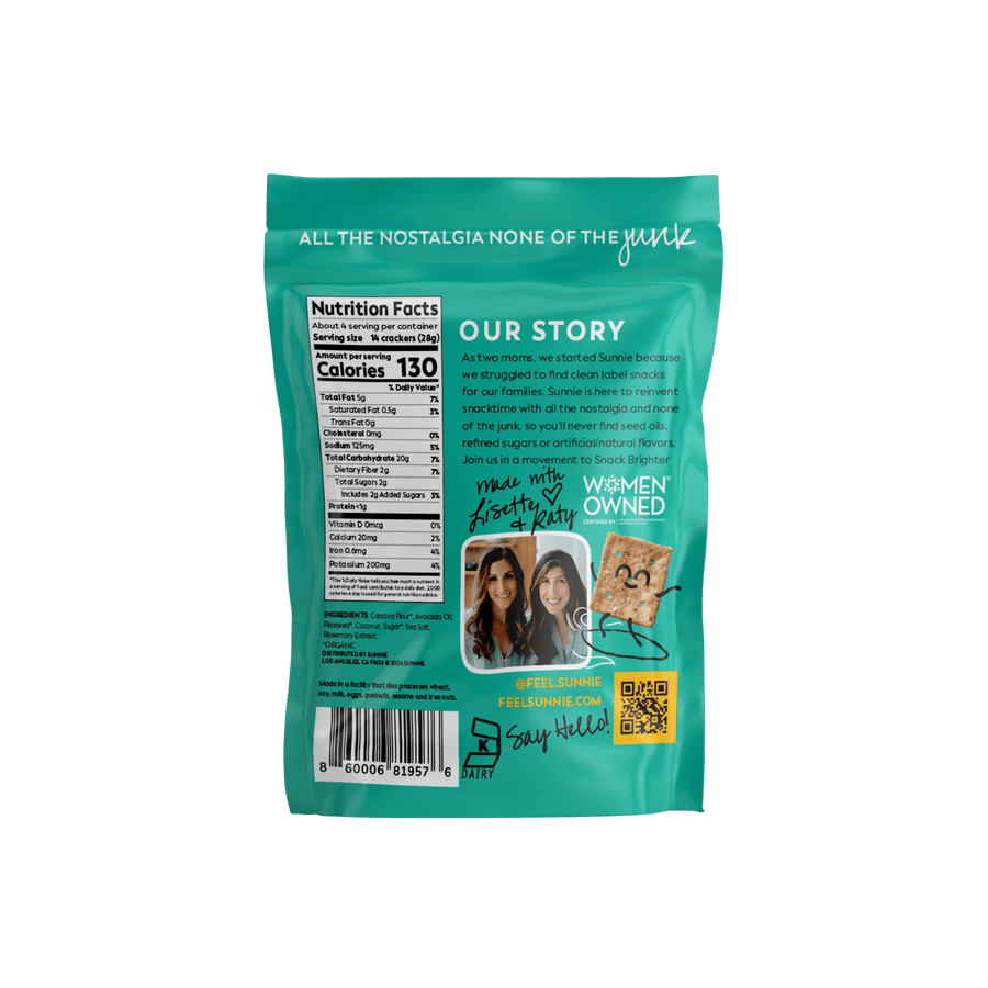 Sea Salt Crackers - 3 Pack Sunnie 
